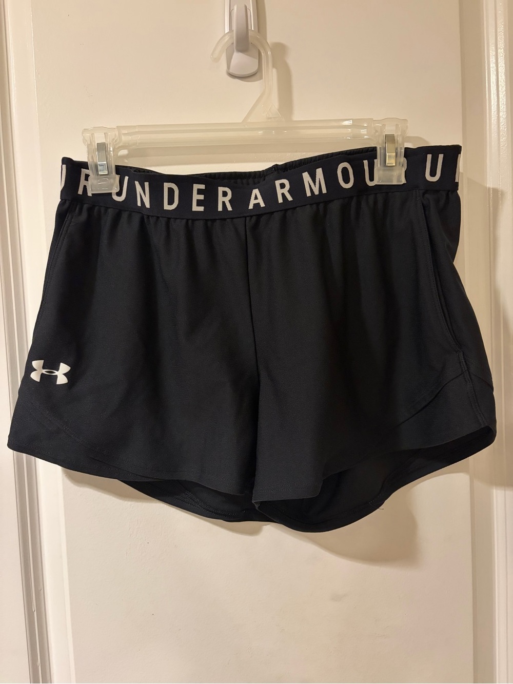 Under Armour Women's Black Performance Running Shorts, Size M